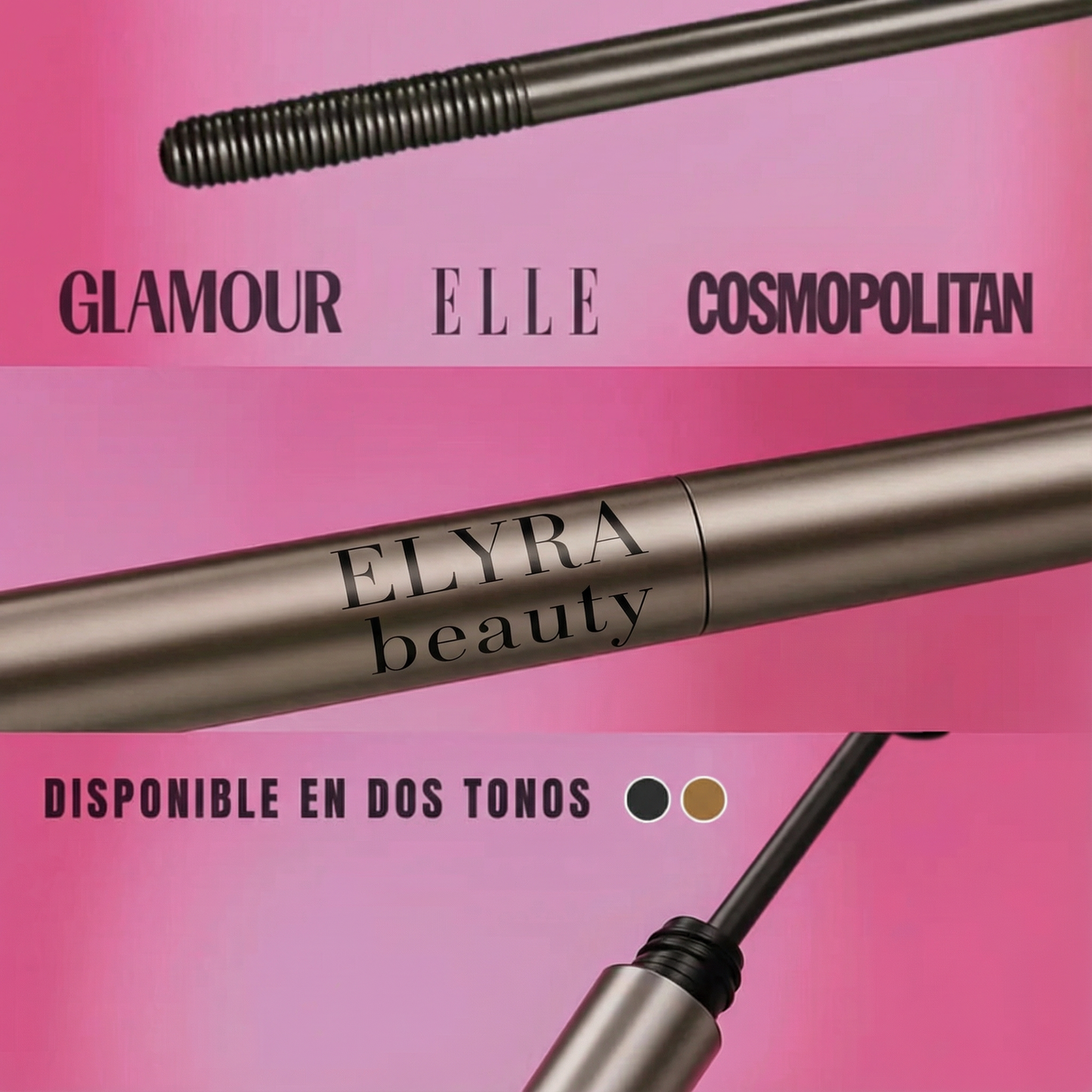 Elyra Beauty | Mascara de pestañas alargadora y nutritiva natural