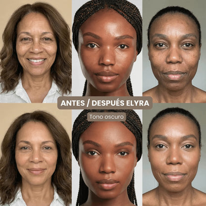 Fondo de maquillaje 2 en 1 con brocha integrada